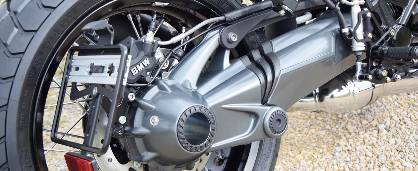 BMW Motorrad R nineT Hinterrad und Kardanwelle Ansicht | © Moto Mader AG