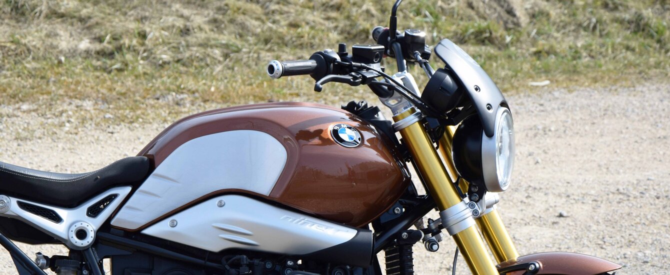 BMW Motorrad R nineT Tank und Vordergabel Ansicht | © Moto Mader AG